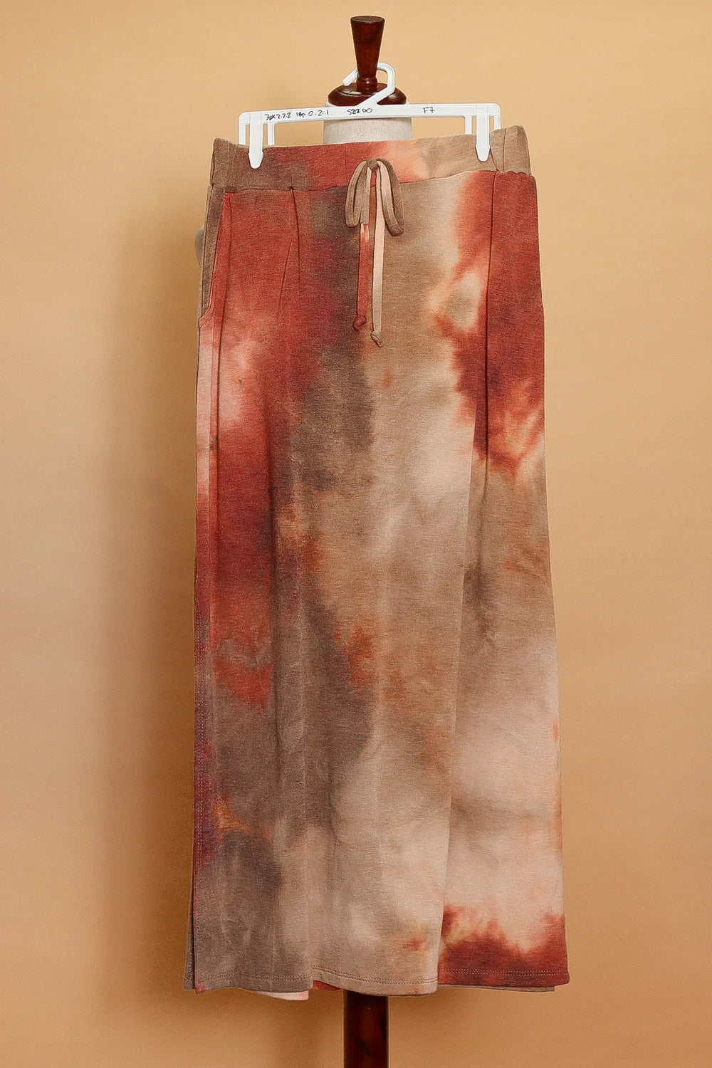 Sienna Tie-Dye Casual Maxi Skirt