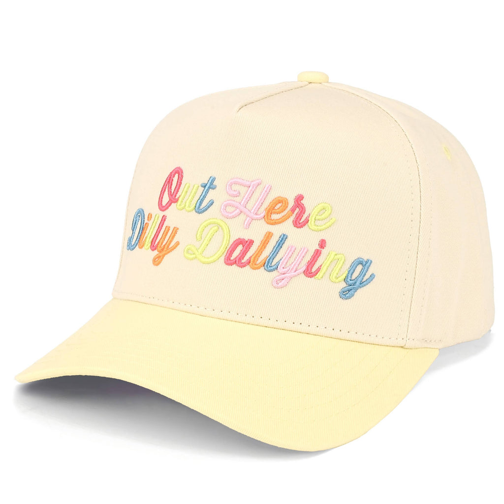 OUT HERE DILLY-DALLYING Two Tone C.C Snapback