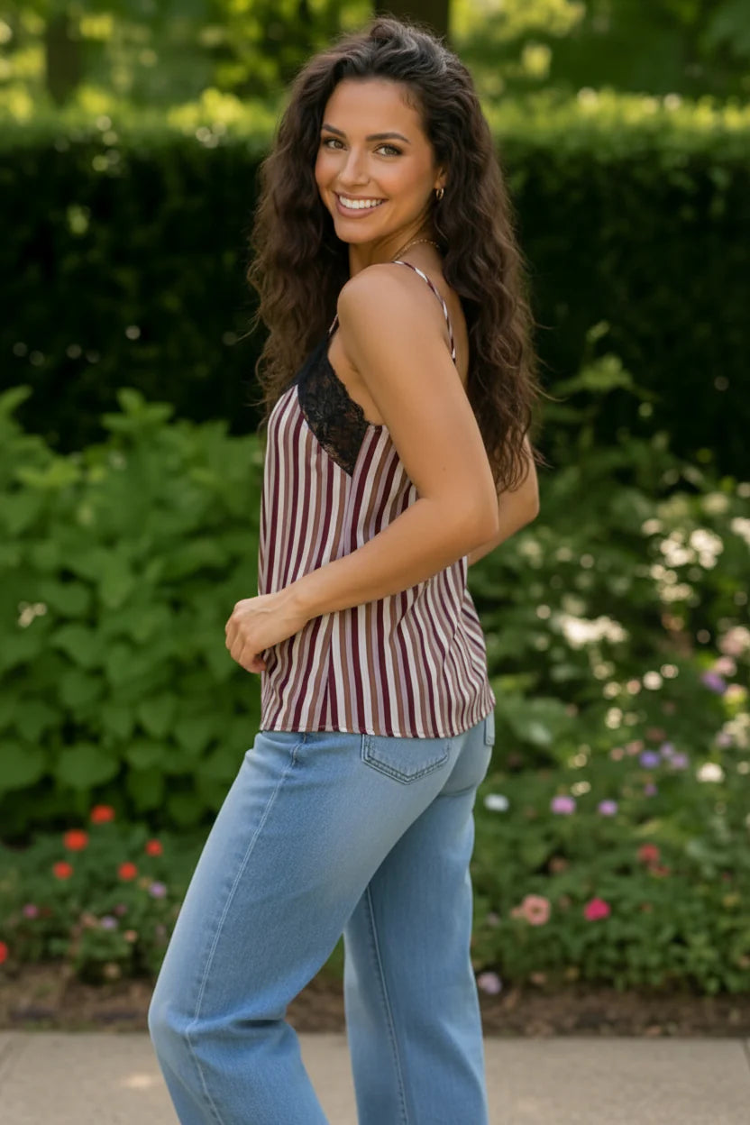 Sasha Striped Cami Top