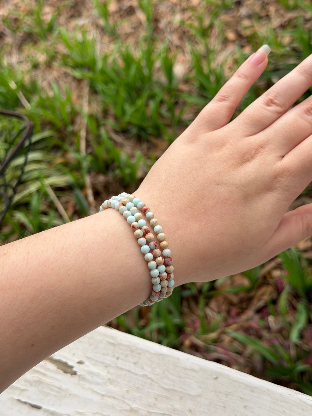 Snakeskin Aqua Terra Jasper Bracelet