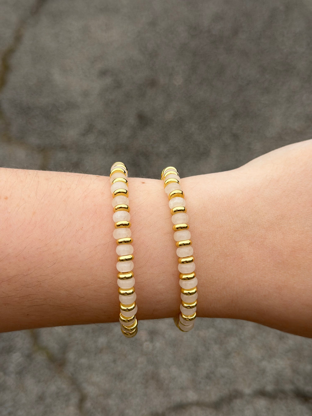 18k Gold Fill + Rose Quartz