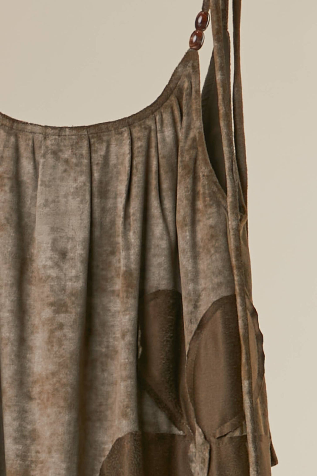 Gaia Floral Applique A-Line Maxi Dress