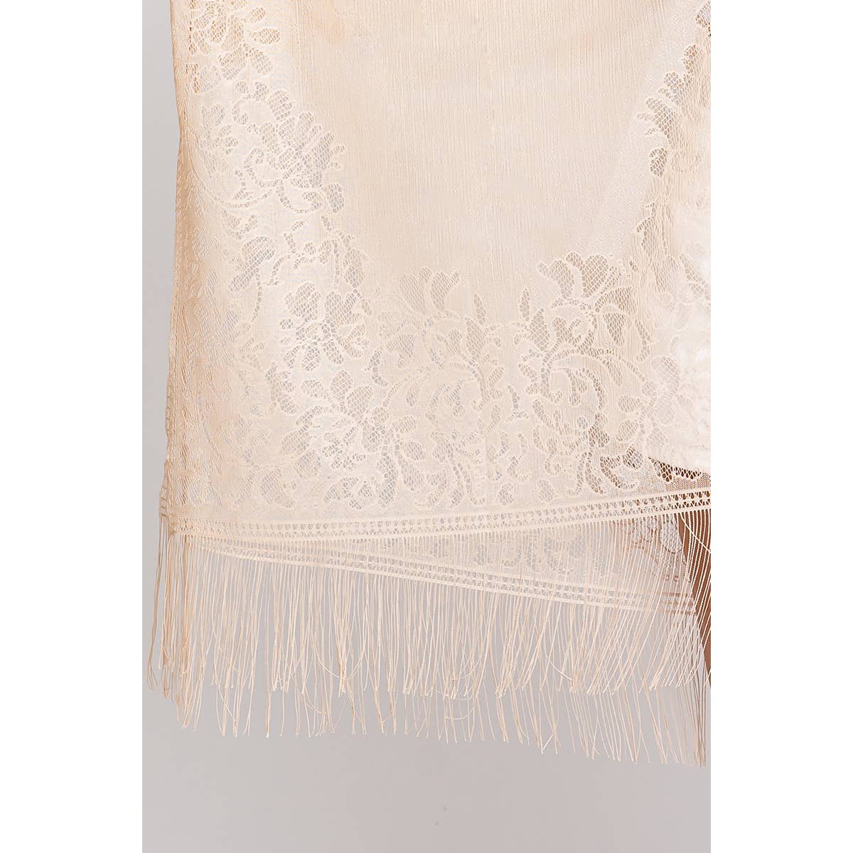 Flower Embroidered Sheer Kimono