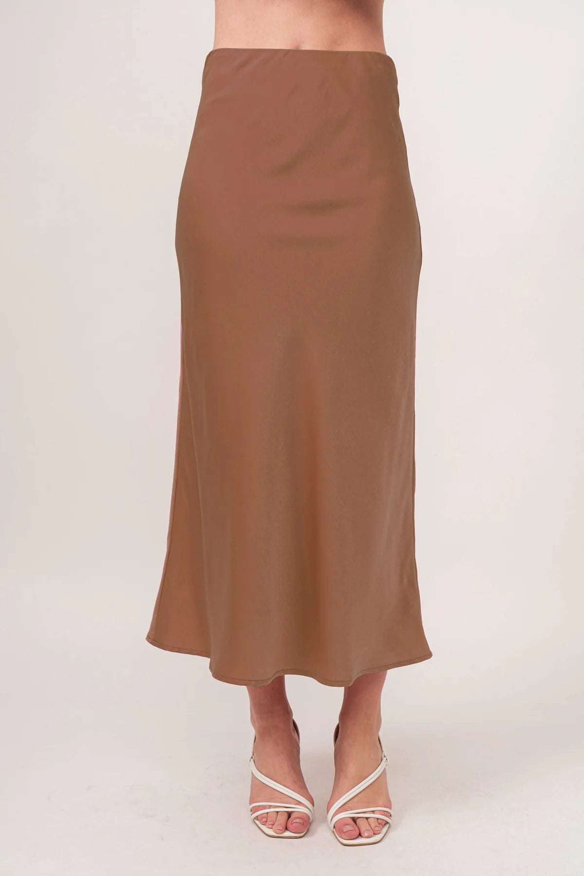 Luxe Toffee Suede Skirt