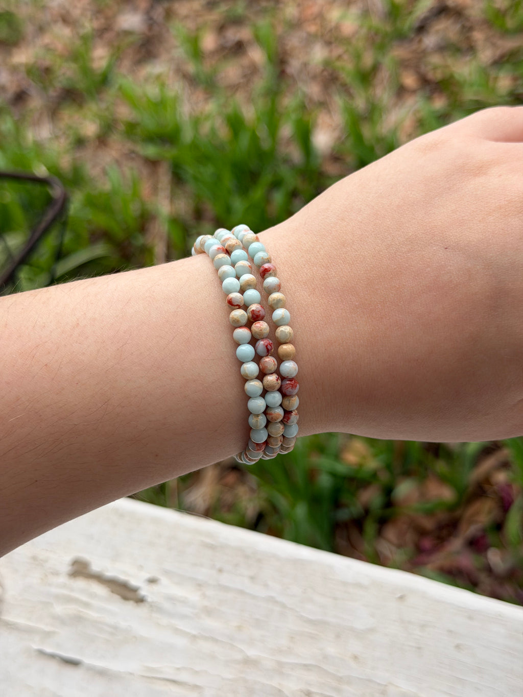 Snakeskin Aqua Terra Jasper Bracelet