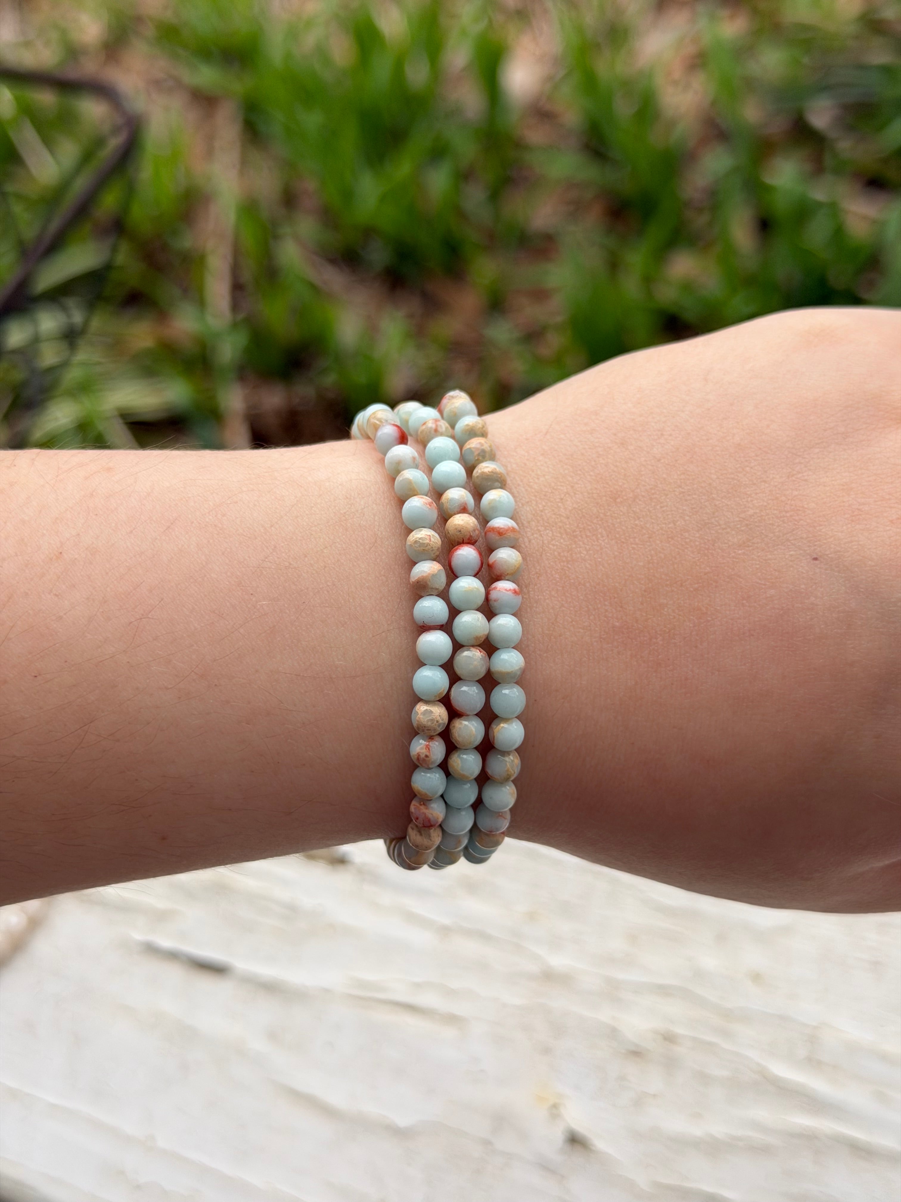 Snakeskin Aqua Terra Jasper Bracelet