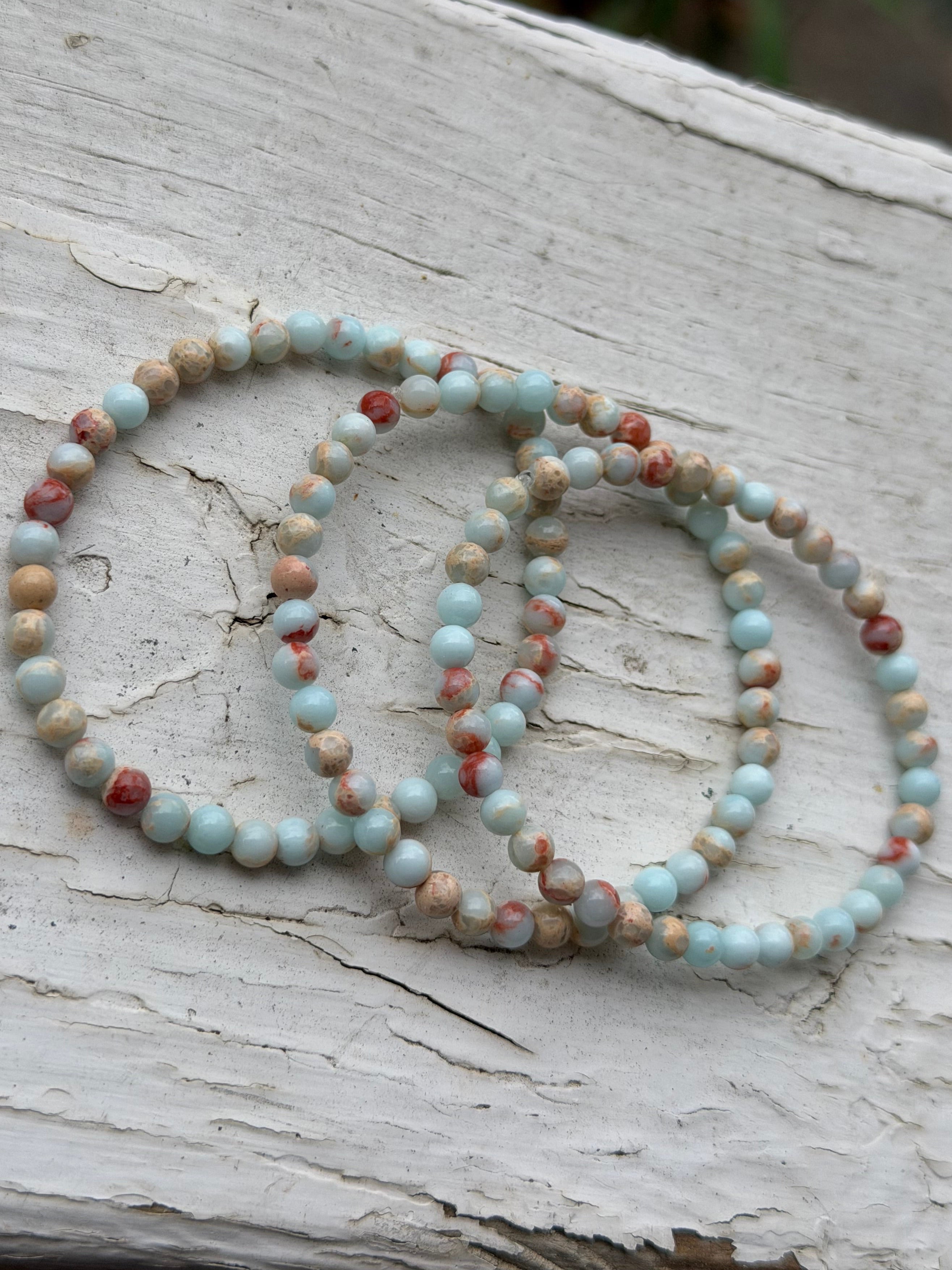 Snakeskin Aqua Terra Jasper Bracelet