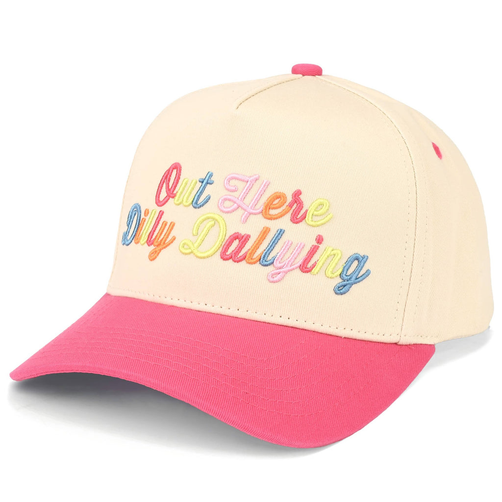 OUT HERE DILLY-DALLYING Two Tone C.C Snapback