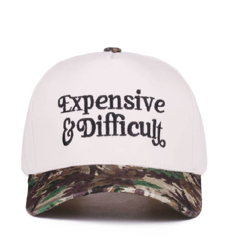Expensive & Difficult Camo Ball Cap