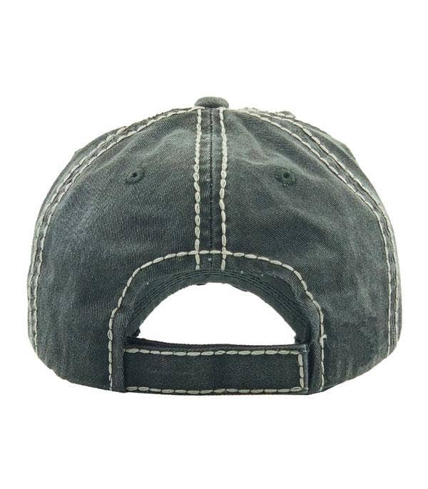 Sunshine and Whiskey Vintage Summer Ballcap